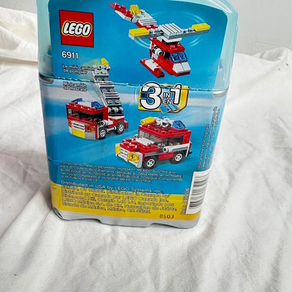 LEGO Creator 6911 Mini Fire Rescue 3 in 1 Building Toy Set, Ages 6 to 12 - Picture 5 of 8